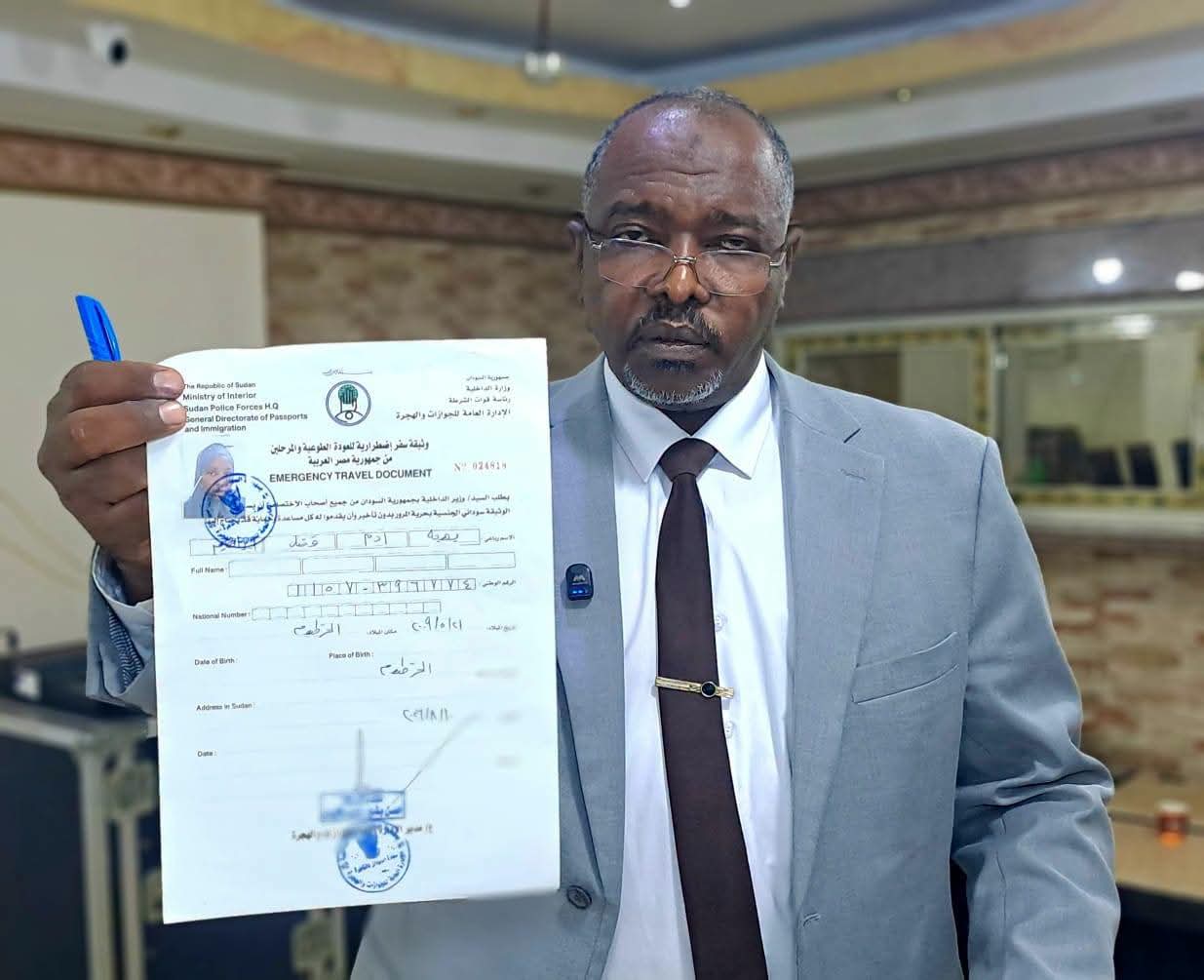 إصدار وثائق العودة الطوعية مجاناً من "بيت السودان"